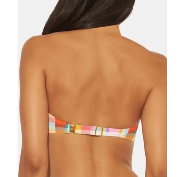 Bleu by Rod Beattie Plaid Bikini Top - Picture 2 of 8